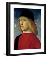 Portrait of a Young Senator, 1485-90-Giovanni Bellini-Framed Giclee Print