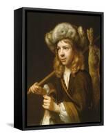 Portrait of a Young Sportsman-Wallerant Vaillant-Framed Stretched Canvas