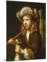 Portrait of a Young Sportsman-Wallerant Vaillant-Mounted Giclee Print