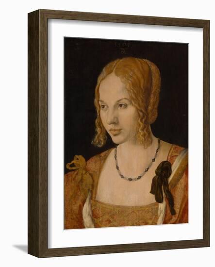 Portrait of a Young Venetian Woman, 1505-Albrecht Dürer-Framed Giclee Print