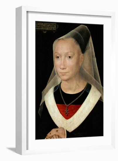 Portrait of a Young Woman, 1480-Hans Memling-Framed Giclee Print