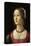 Portrait of a young woman - 1485-Domenico Ghirlandaio-Stretched Canvas