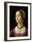 Portrait of a young woman - 1485-Domenico Ghirlandaio-Framed Giclee Print