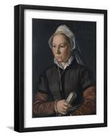 Portrait of a Young Woman, 1562-Joachim Beuckelaer-Framed Giclee Print
