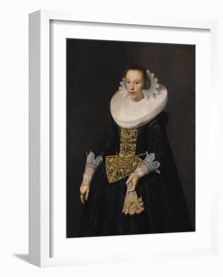 Portrait of a Young Woman, 1632-Nicolaes Eliasz-Framed Giclee Print