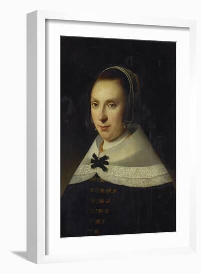 Portrait of a Young Woman, 1654-Anthonie Palamedesz-Framed Giclee Print