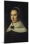 Portrait of a Young Woman, 1654-Anthonie Palamedesz-Mounted Giclee Print