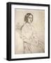 Portrait of a Young Woman, 1841-Theodore Chasseriau-Framed Giclee Print