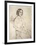 Portrait of a Young Woman, 1841-Theodore Chasseriau-Framed Giclee Print