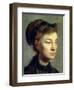 Portrait of a Young Woman, 1867-Edgar Degas-Framed Giclee Print