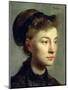 Portrait of a Young Woman, 1867-Edgar Degas-Mounted Giclee Print