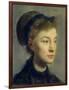 Portrait of a Young Woman. 1867-Edgar Degas-Framed Art Print