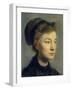 Portrait of a Young Woman. 1867-Edgar Degas-Framed Art Print