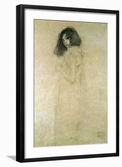 Portrait of a Young Woman, 1896-97-Gustav Klimt-Framed Giclee Print