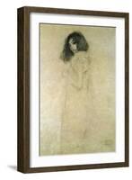 Portrait of a Young Woman, 1896-97-Gustav Klimt-Framed Giclee Print