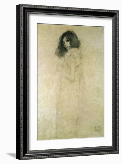 Portrait of a Young Woman, 1896-97-Gustav Klimt-Framed Giclee Print