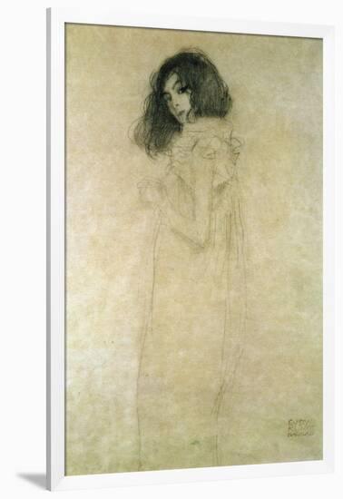 Portrait of a Young Woman, 1896-97-Gustav Klimt-Framed Giclee Print