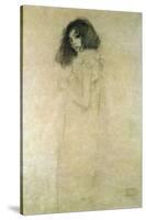 Portrait of a Young Woman, 1896-97-Gustav Klimt-Stretched Canvas