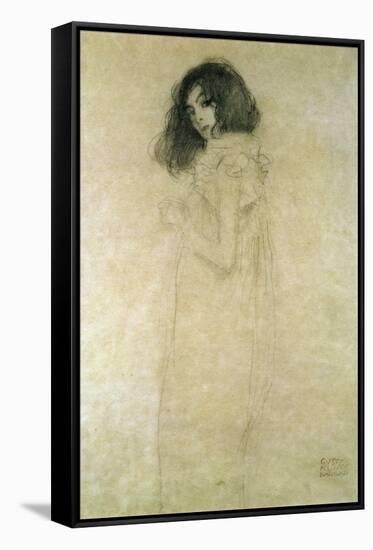 Portrait of a Young Woman, 1896-97-Gustav Klimt-Framed Stretched Canvas