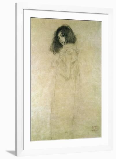 Portrait of a Young Woman, 1896-97-Gustav Klimt-Framed Giclee Print