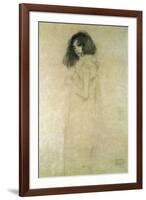 Portrait of a Young Woman, 1896-97-Gustav Klimt-Framed Giclee Print