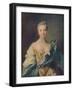 'Portrait of a Young Woman'', 18th century-Jean-Marc Nattier-Framed Giclee Print