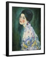 Portrait of a Young Woman, 1916-17-Gustav Klimt-Framed Giclee Print