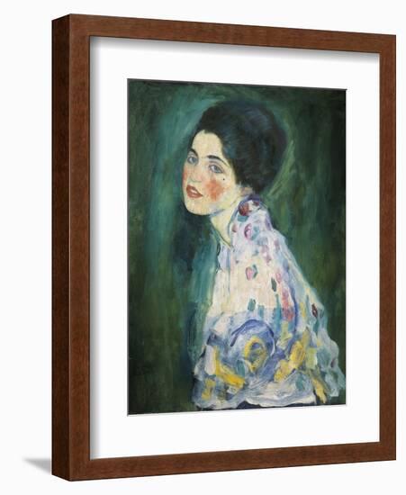 Portrait of a Young Woman, 1916-17-Gustav Klimt-Framed Giclee Print