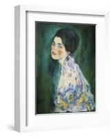 Portrait of a Young Woman, 1916-17-Gustav Klimt-Framed Giclee Print