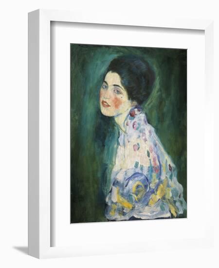 Portrait of a Young Woman, 1916-17-Gustav Klimt-Framed Giclee Print