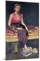 Portrait of a young woman, 1949-John Stanton Ward-Mounted Giclee Print