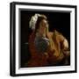 Portrait of a Young Woman as a Sibyl, C.1620 (Oil on Canvas)-Orazio Gentileschi-Framed Giclee Print