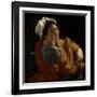 Portrait of a Young Woman as a Sibyl, C.1620 (Oil on Canvas)-Orazio Gentileschi-Framed Giclee Print