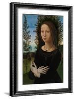 Portrait of a Young Woman, c.1475-80-Lorenzo di Credi-Framed Giclee Print