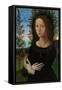 Portrait of a Young Woman, c.1475-80-Lorenzo di Credi-Framed Stretched Canvas