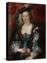 Portrait of a Young Woman, C.1620-30 (Oil on Panel)-Peter Paul (and studio) Rubens-Stretched Canvas