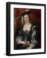 Portrait of a Young Woman, C.1620-30 (Oil on Panel)-Peter Paul (and studio) Rubens-Framed Giclee Print