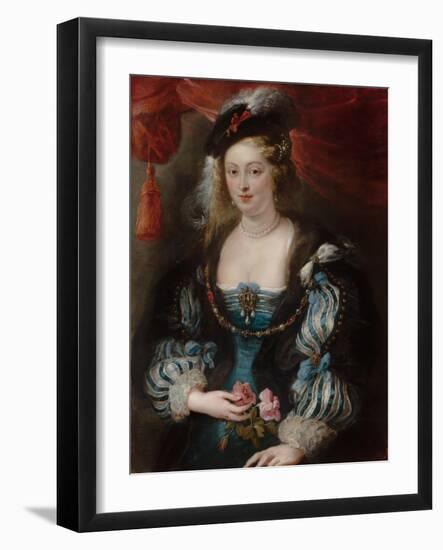 Portrait of a Young Woman, C.1620-30 (Oil on Panel)-Peter Paul (and studio) Rubens-Framed Giclee Print