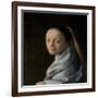 Portrait of a Young Woman, c.1663-65-Johannes Vermeer-Framed Giclee Print