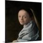 Portrait of a Young Woman, c.1663-65-Johannes Vermeer-Mounted Giclee Print