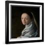 Portrait of a Young Woman, c.1663-65-Johannes Vermeer-Framed Giclee Print