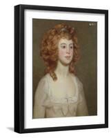 Portrait of a Young Woman, C.1790-Philip Reinagle-Framed Giclee Print