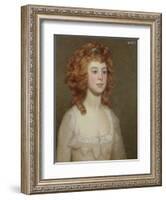 Portrait of a Young Woman, C.1790-Philip Reinagle-Framed Giclee Print