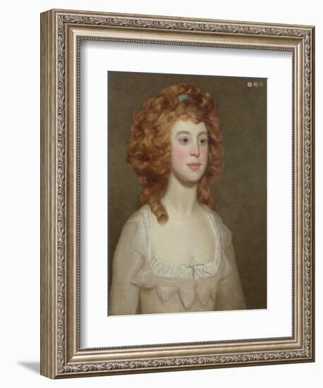 Portrait of a Young Woman, C.1790-Philip Reinagle-Framed Giclee Print