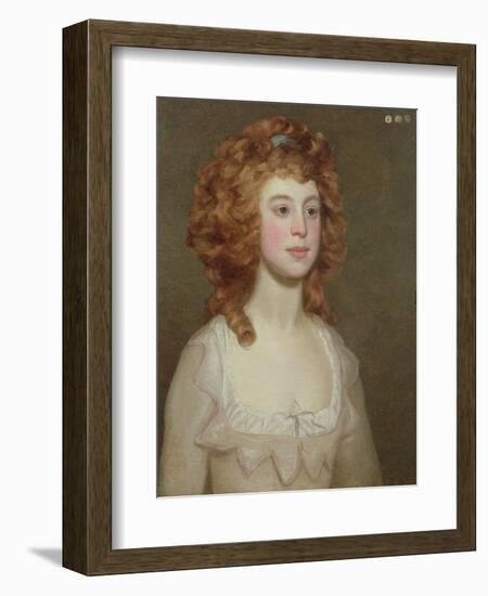 Portrait of a Young Woman, C.1790-Philip Reinagle-Framed Giclee Print