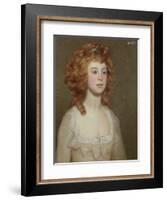 Portrait of a Young Woman, C.1790-Philip Reinagle-Framed Giclee Print