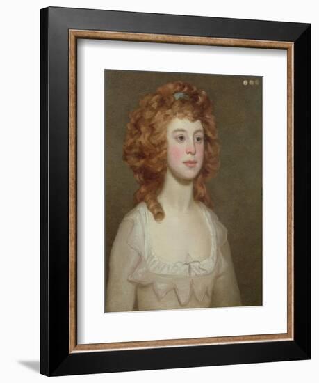 Portrait of a Young Woman, C.1790-Philip Reinagle-Framed Giclee Print