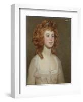 Portrait of a Young Woman, C.1790-Philip Reinagle-Framed Giclee Print