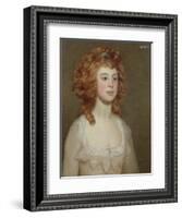 Portrait of a Young Woman, C.1790-Philip Reinagle-Framed Giclee Print