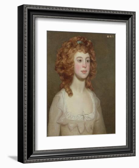 Portrait of a Young Woman, C.1790-Philip Reinagle-Framed Giclee Print